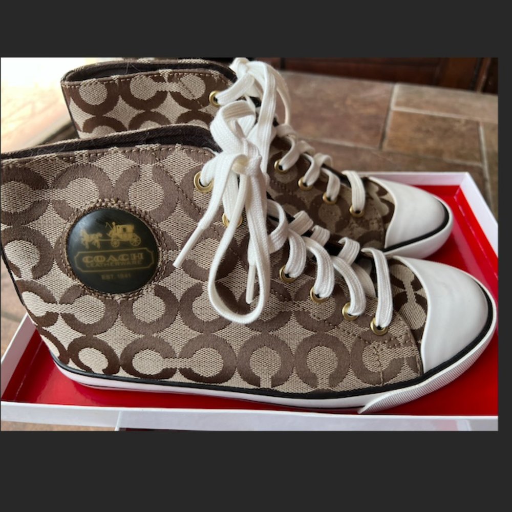 Coach High Top Sneakers Size: US 8.5